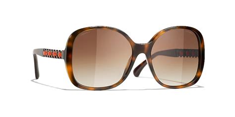 Chanel Square Sunglasses CH5470Q 57 Brown.